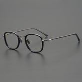 Faaiz Vintage Acetate Eyeglasses Frame Rectangle Frames Southood Black